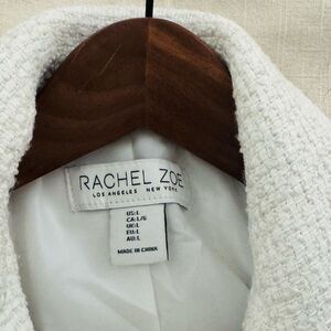 Rachel Zoe white tweed blazer